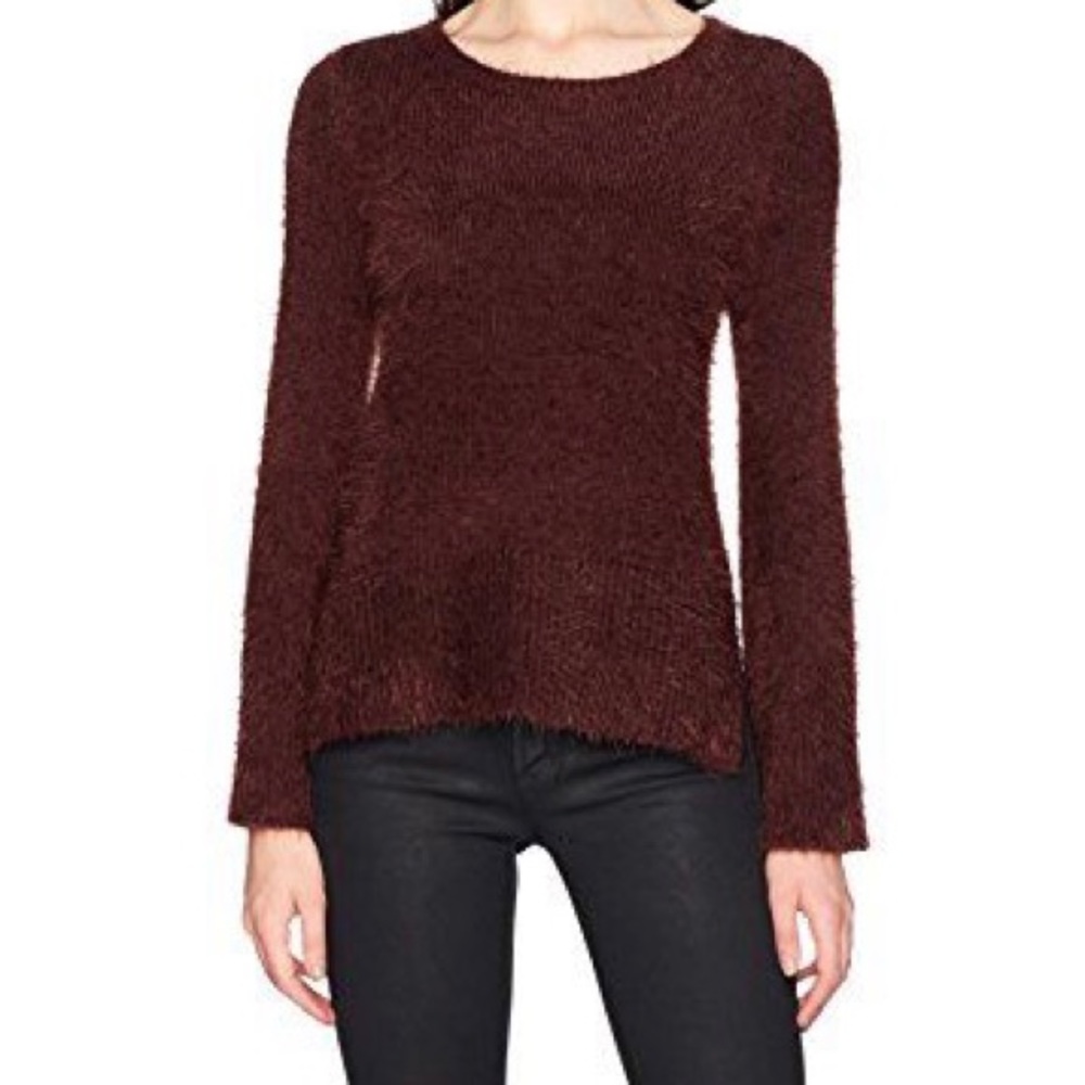 Calvin Klein - Classic Plum Fuzzy Sweater